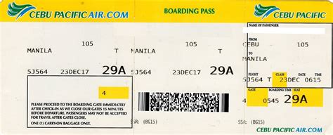 cebu pacific boarding pass sample